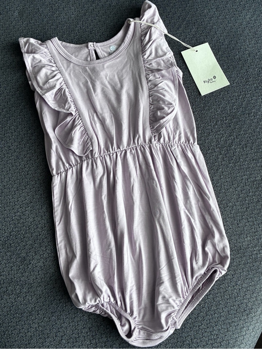 NWT! Kyte Baby Bubble Romper in Wisteria, Size 4T